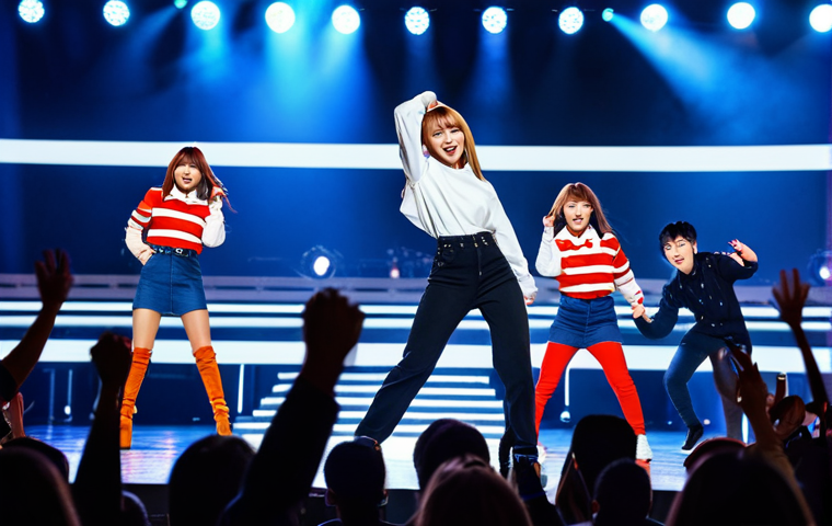 EXID 하니의 데뷔 비하인드스토리 - A young Honey practicing dance in her childhood bedroom, surrounded by posters of her idols, determi...
